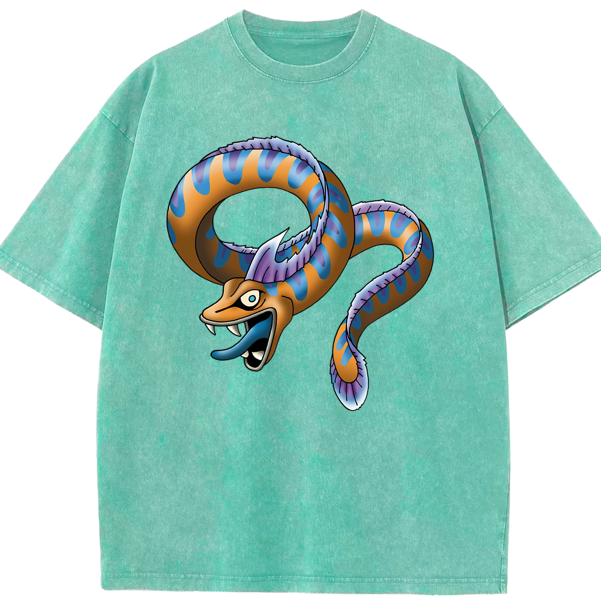 （画像用） ドラゴンクエスト Doragon Kuesuto Dragon Quest 綿100% ヴィンテージ風 半袖Tシャツ（フロントプリント）